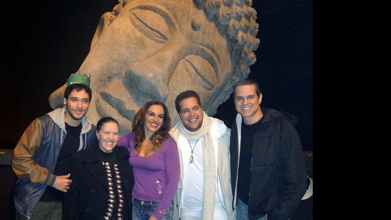 Bruno Fagundes, Neusa Maria Faro, Tiago Abravanel, Mara Carvalho e Juan Alba. - Berenice Lamonica