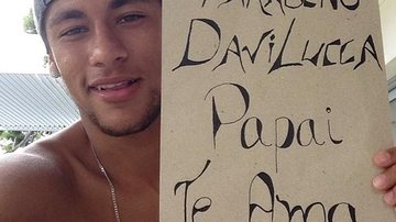 Neymar faz homenagem ao filho - Instagram/Reprodução