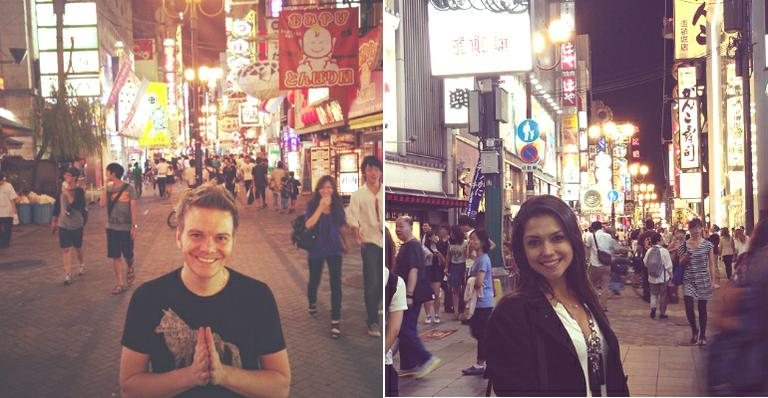 Michel Teló e Thais Fersoza se divertem no Japão - Reprodução / Instagram