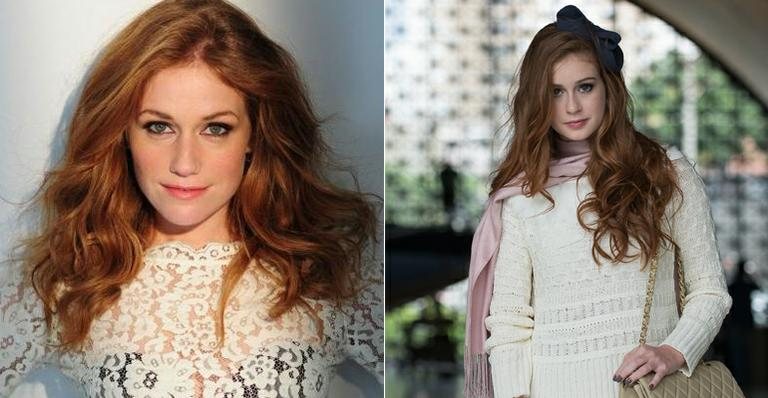 Sósia de Marina Ruy Barbosa estrelará filme de Hollywood com direção de Clint Eastwood - Russell Baer/Imdb e Divulgação/TV Globo