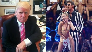 Donald Trump grava vídeo com conselho para Miley Cyrus - Reprodução