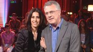 Fernanda Torres e Pedro Bial - Divulgação/ Globo