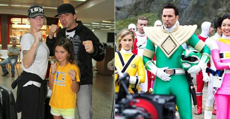 Jason David Frank, o ranger verde, chegou ao Brasil com a família - Thiago Duran/AgNews e Reprodução