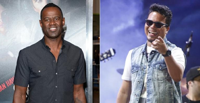 Brian McKnight e Bruno Cardoso - Getty Images e Fred Pontes/Divulgação