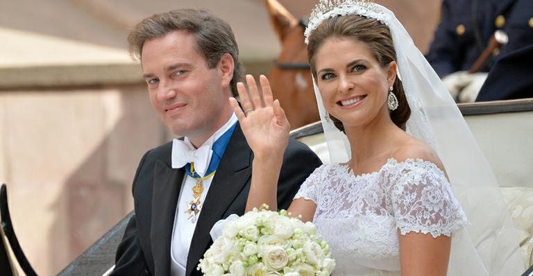 Princesa Madeleine, da Suécia, com o marido, Christopher O'Neill - Getty Images