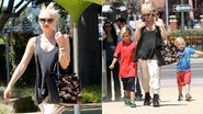 Gwen Stefani usa regata larga para disfarçar barriga - AKM-GSI/SplashNews