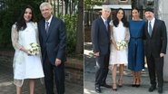 Adam Clayton, baixista do U2, se casa com modelo brasileira Mariana Teixeira de Carvalho após quatro anos de namoro - AKM-GSI/Splash