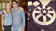 Marcelo Adnet ganha bolo surpresa do Botafogo de presente da mulher, Dani Calabresa - Instagram/Reprodução