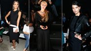 Vestidos preto na primeira fila da NYFW - Foto-montagem