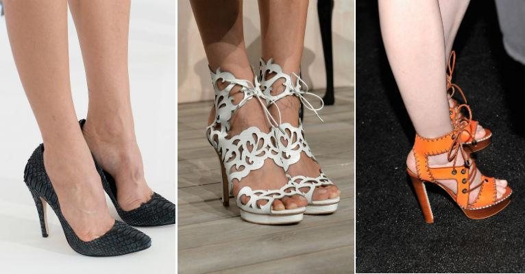 Sapatos da temporada verão 2014 do New York Fashion Week - Getty Images