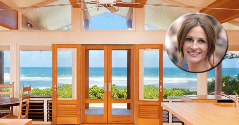 Casa de praia de Julia Roberts no Havaí avaliada em 17 milhões de dólares - Fotomontagem/Getty Images