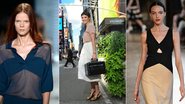 Maquiadora ensina o passo a passo de três makes da NYFW - Foto-montagem