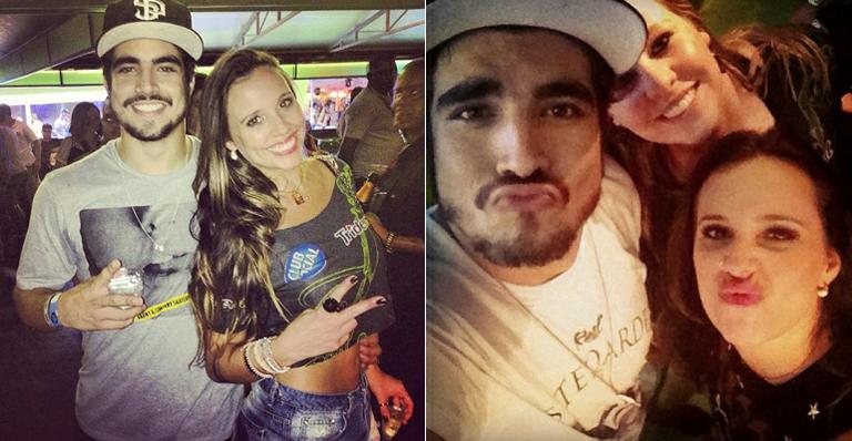 Caio Castro curte affair com Angelis, vencedora da 'Fazenda de Verão', durante Rock in Rio - Instagram/Reprodução