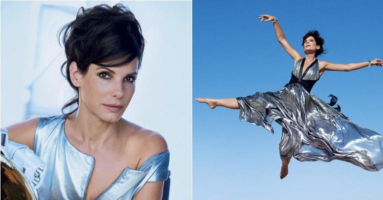 Sandra Bullock, capa da Vogue de outubro - Reprodução/Vogue