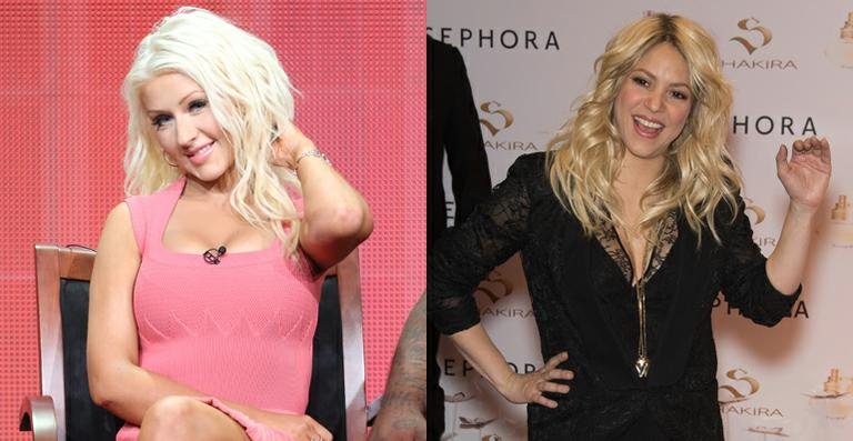 Christina Aguilera e Shakira - GettyImages