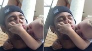 Neymar e Davi Lucca, seu filho - Reprodução Instagram