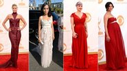 Famosas no red carpet do Emmy - Foto-montagem