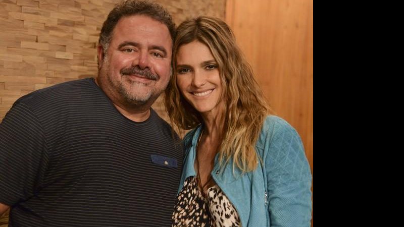 Léo Jaime e Fernanda Lima - TV Globo