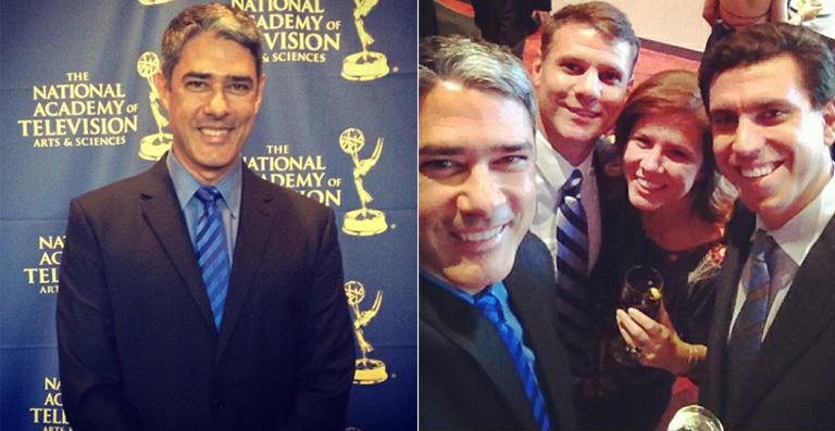 William Bonner mostra os bastidores do Emmy Internacional 2013 - Reprodução / Instagram