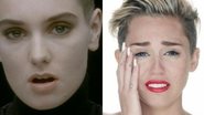 Sinead O'Connor e Miley Cyrus - Reprodução