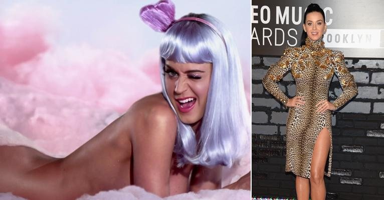 Katty Perry não quer tirar a roupa - Reprodução/Getty Images