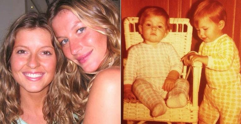 Gisele Bündchen mostra foto da infância - Reprodução