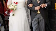 Par Sophie e Carles em elegante casamento na Espanha - Europa Press/ Getty Images