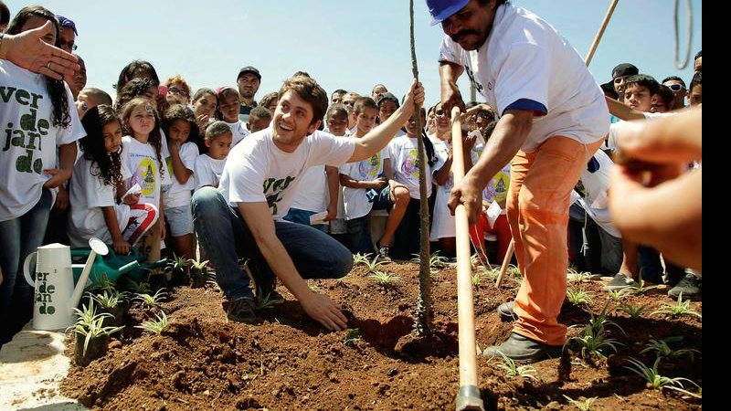 Leo Miggiorin em ação verde em SP - Globo/ Fernando Pialatos