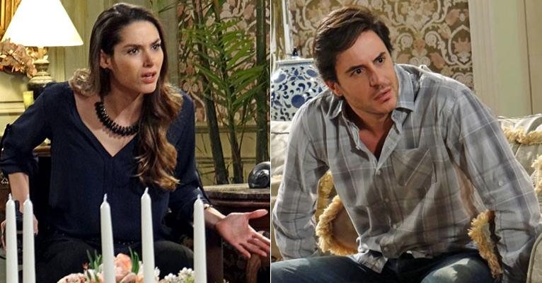 Leila e Thales ficam chocados com irmã de Nicole - Divulgação/TV Globo