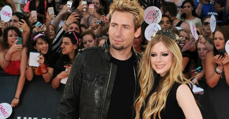 Avril Lavigne grava dueto com o marido, o cantor Chad Kroeger - Foto-montagem