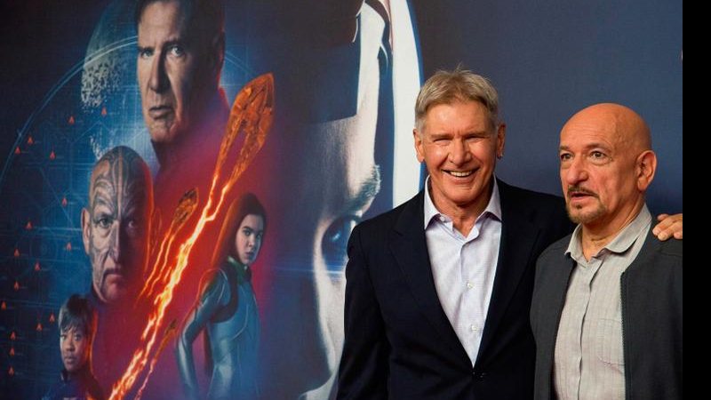 Harrison Ford e Ben Kingsley divulgam filme de ficção científica - Tobias Schwarz/ Reuters