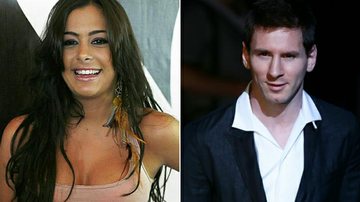 Larissa Riquelme e Lionel Messi - Ag. News e Getty Images