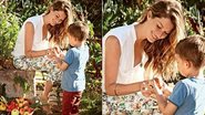 Gisele Bündchen e Benjamin participam de campanha contra a fome - Instagram/Reprodução