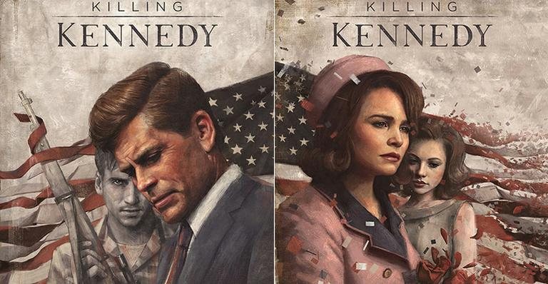 Rob Lowe aparece como presidente John F. Kennedy no primeiro cartaz de 'Killing Kennedy' - Divulgação