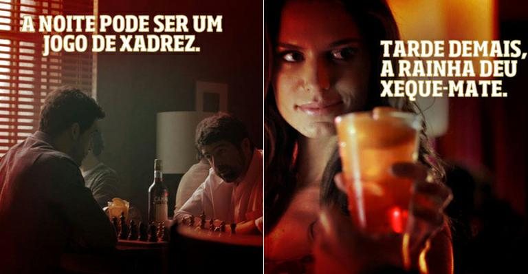 Propaganda compara jogo entre homens e mulheres na balada à uma disputa de xadrez - Divulgação/Campari