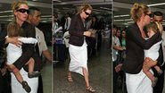 Uma Thurman acaba de chegar em São Paulo - Foto-montagem