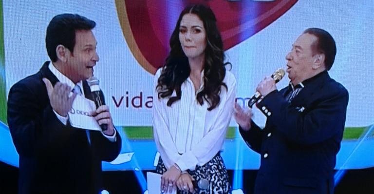 Daniela Albuquerque chora durante participação do Teleton - Reprodução/SBT