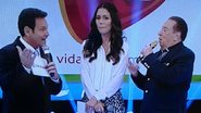 Daniela Albuquerque chora durante participação do Teleton - Reprodução/SBT