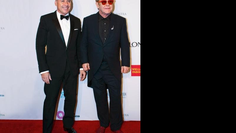 Sir Elton John e David Furnish - Eduardo Munoz/ Reuters