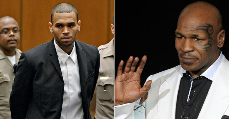 Mike Tyson manda conselho para Chris Brown: "Pare de bater nas pessoas" - Reuters e Getty Images