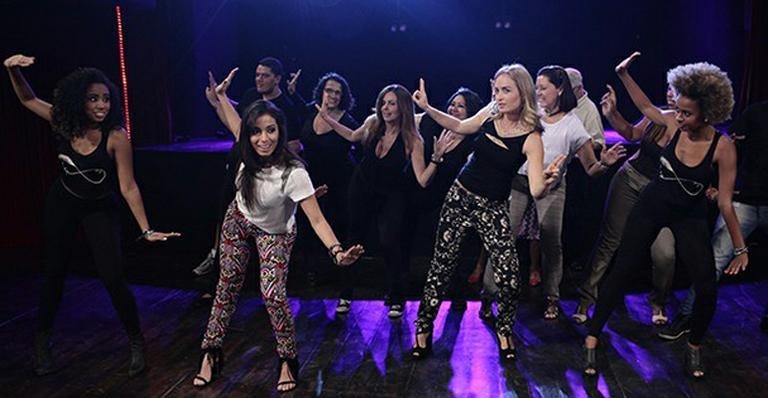 Anitta dá aula de dança para Angélica - Estrelas/TV Globo