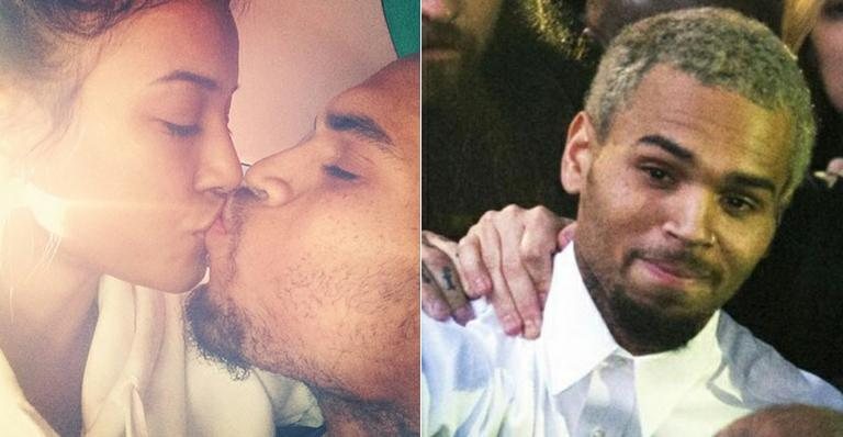 Chris Brown vai para a rehab e dá beijo de despedida na namorada - Instagram/Reprodução