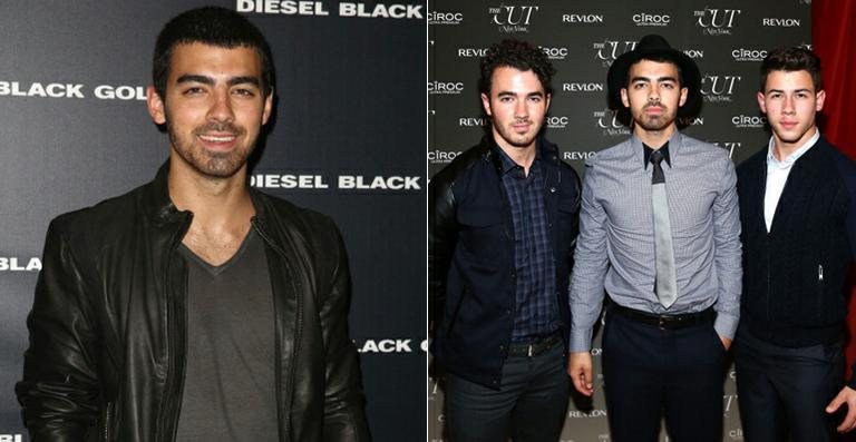 Joe Jonas e os irmãos, Nick e Kevin - Getty Images