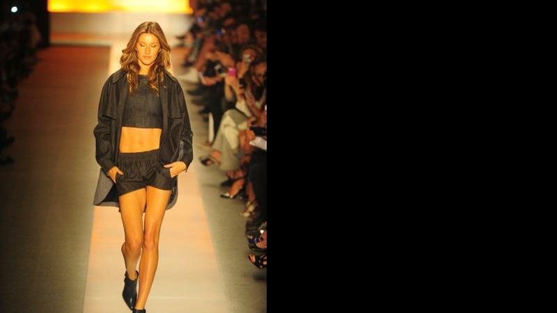 Gisele Bündchen no SPFW - Francisco Cepeda/Agnews