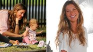 Gisele Bündchen e Vivian - Mais Você/TV Globo e AKM/GSI