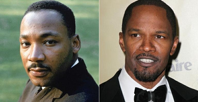 Jamie Foxx pode viver Martin Luther King em novo filme de Oliver Stone - Divulgação e Getty Images