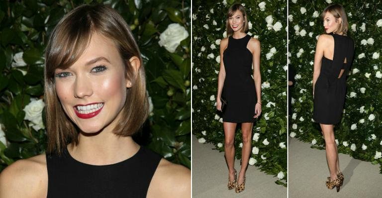 Karlie Kloss: total black sofisticado - Foto-montagem