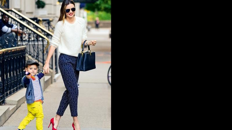 Miranda Kerr e seu filho em NY - The Grosby Group