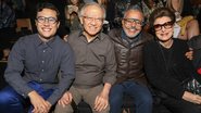 Rodrigo e Ruy Ohtake, Ronaldo Fraga e Costanza Pascolato no SPFW - Barbara Dutra/ Fotosite