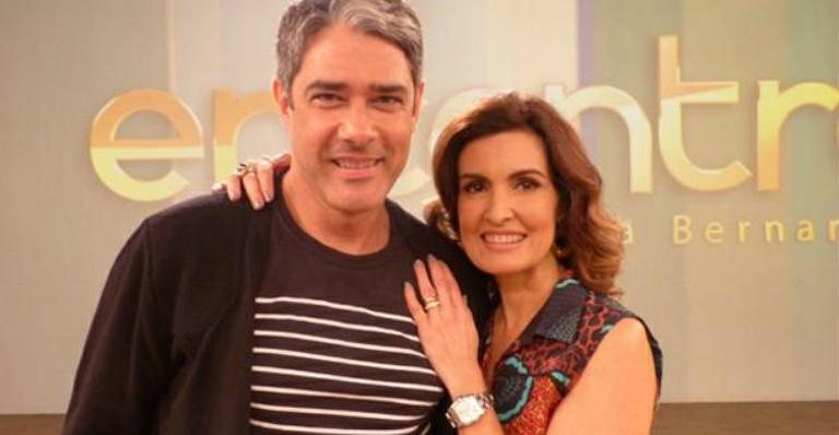 Fátima Bernardes e William Bonner - TV Globo / Divulgação